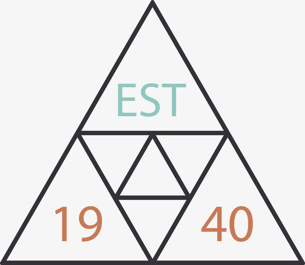 创意三角形设计图免抠