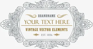 欧式花纹设计免抠