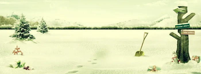 雪原背景高清