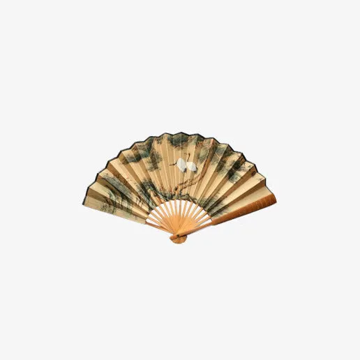 中国风折扇子免抠