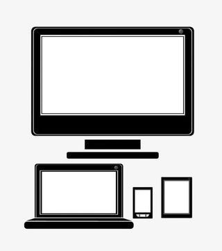 空白电脑手机样机免抠