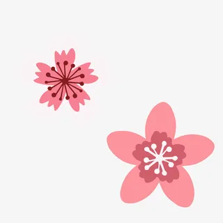 春天花朵春季樱花桃花素材免抠