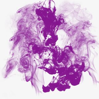 漂浮素材流动紫烟免抠
