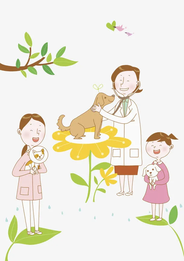 手绘医生免抠
