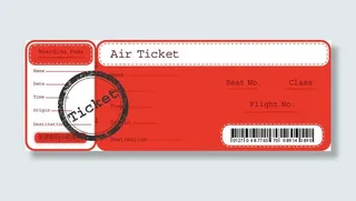 车票png矢量元素免抠