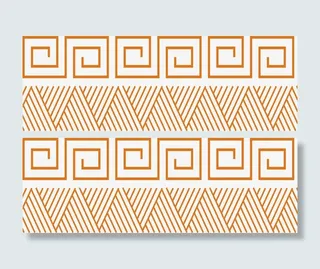 矢量边框图案免抠