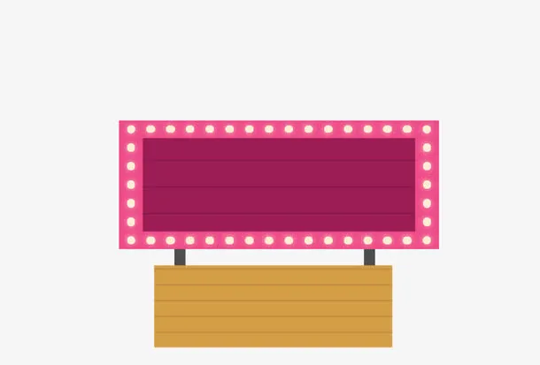 紫色灯泡边框免抠