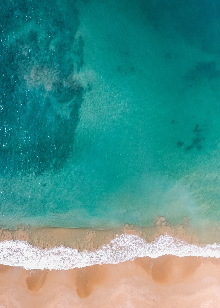 唯美的海滩背景高清