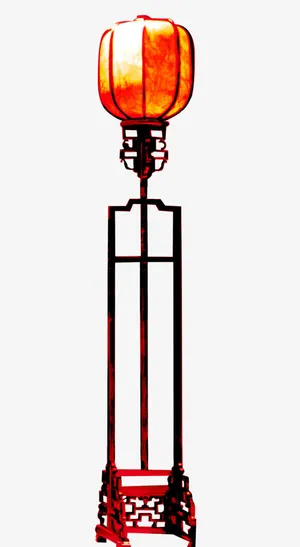 漂亮的宫灯实物元素免抠