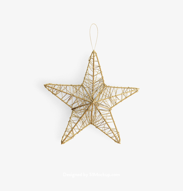 圣诞节星星透明免抠