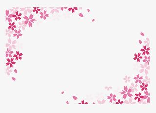 粉红美丽花瓣花纹免抠