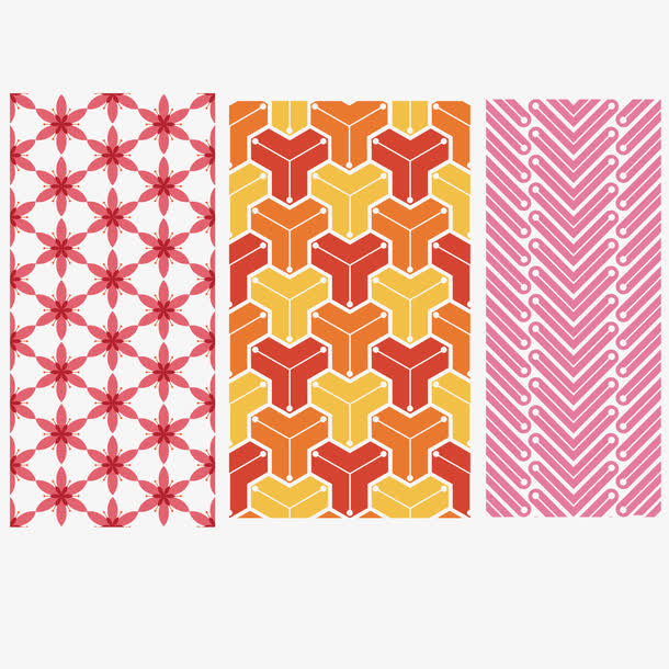 马尔迪格拉斯图案底纹免抠