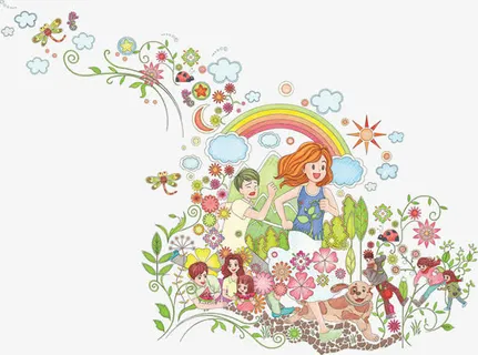 春天创意生活装饰免抠 春天创意生活装饰免抠