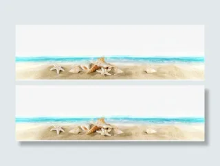 沙滩海边素材免抠