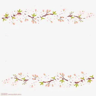樱花边框免抠
