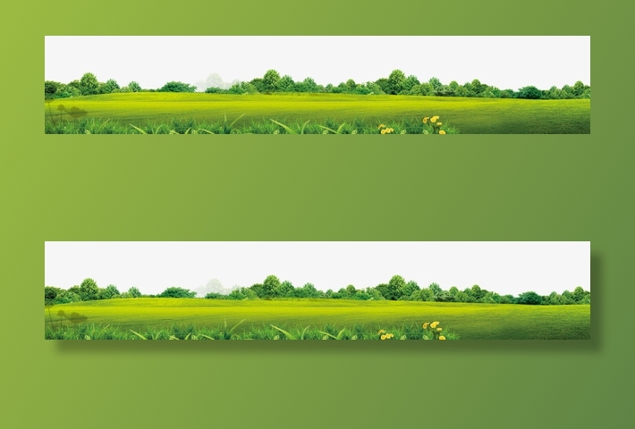 草地免抠背景摄影风景元素