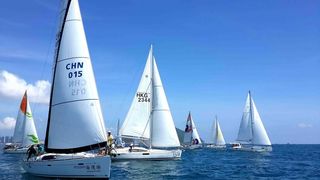 大海帆船风景摄影平面广告高清