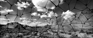 黑白时尚冰裂纹纹理高清