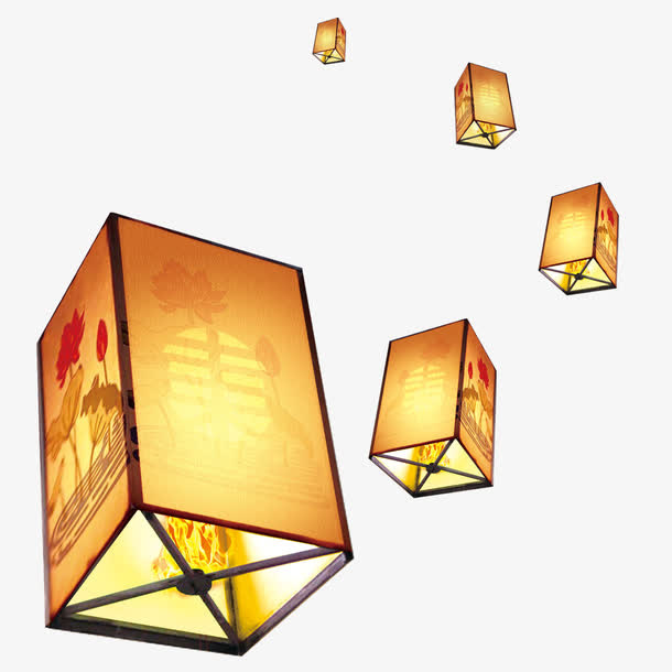 孔明灯免抠