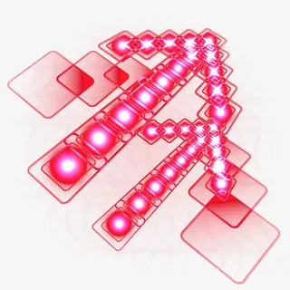 粉红光效箭头免抠