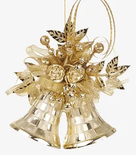 圣诞装饰丝带免抠