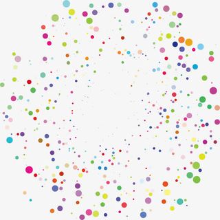 彩色圆点背景
