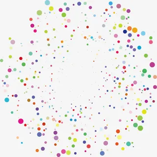 彩色圆点背景
