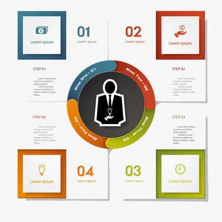 商务图表素材免抠