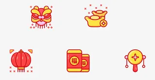 中国风图标免抠