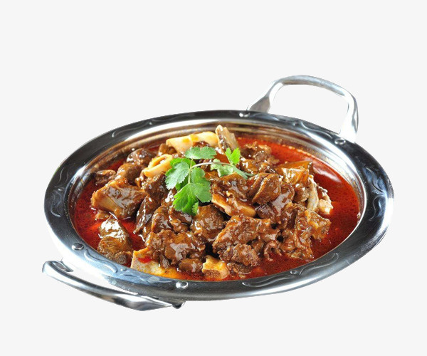 火锅里的美食牛肉免抠