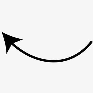 黑色箭头简约线条免抠图标元素