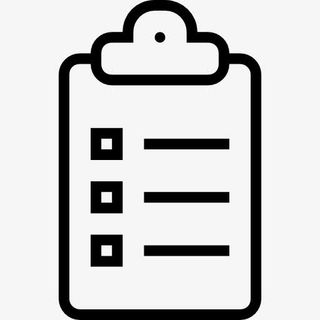 剪贴板上的接口列表概述符号图标免抠