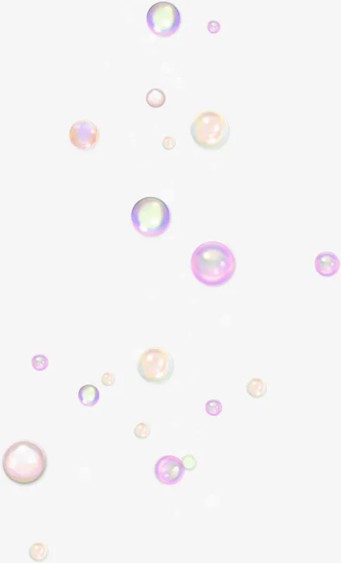 气泡水珠漂浮免抠