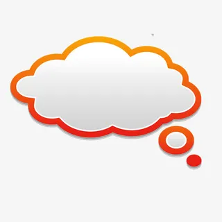 彩色异形对话框矢量图AI免抠