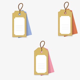 时装吊牌吊牌设计商品吊牌吊牌模免抠