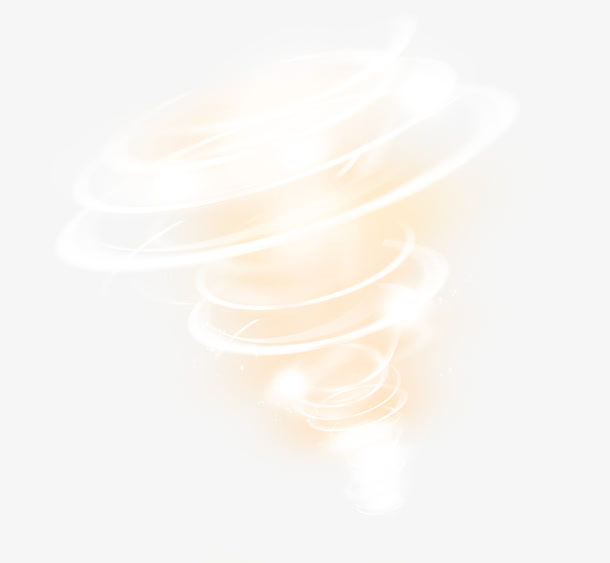 发光旋风红色光效免抠