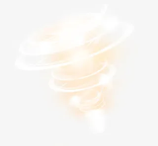 发光旋风红色光效免抠