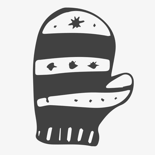 卡通手套免抠