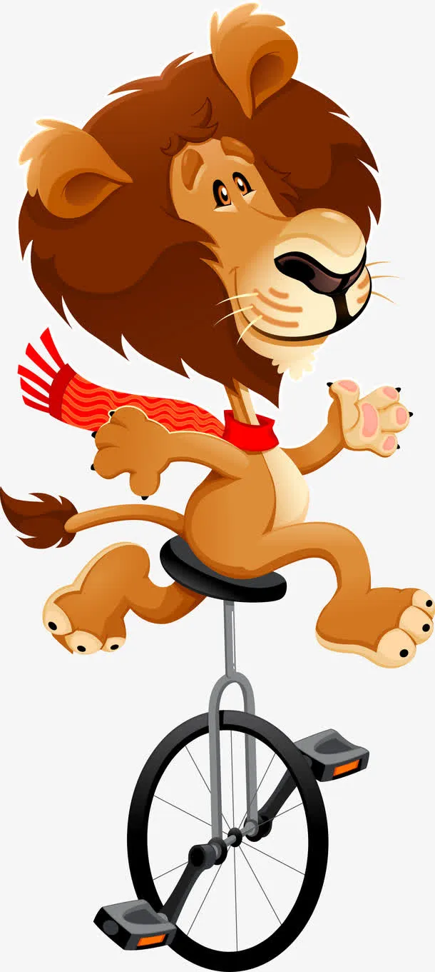 耍杂技的动物免抠