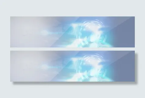 机械工业炫光背景banner　