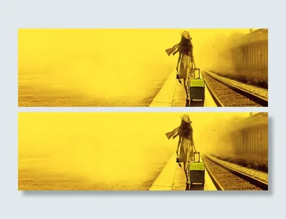 一个人旅行背景高清