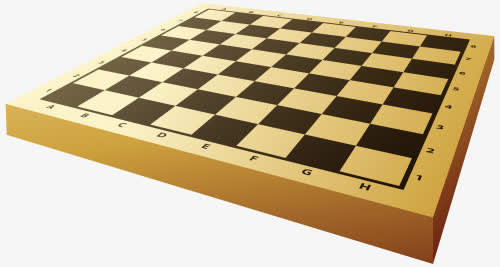 手绘国际跳棋棋盘免抠
