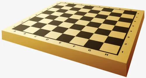 手绘国际跳棋棋盘免抠