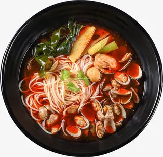 一碗花甲米线免抠其他元素