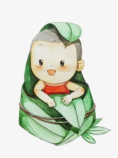 端午小孩免抠