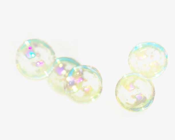 晶莹的泡泡免抠