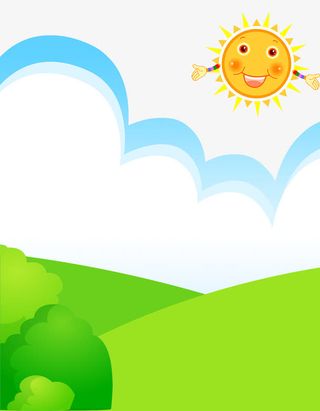 阳光明媚的早上免抠