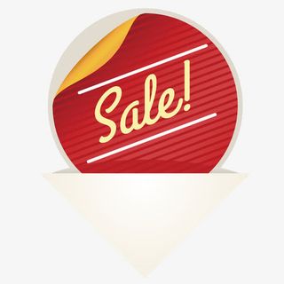 矢量折扣标签促销文案免抠