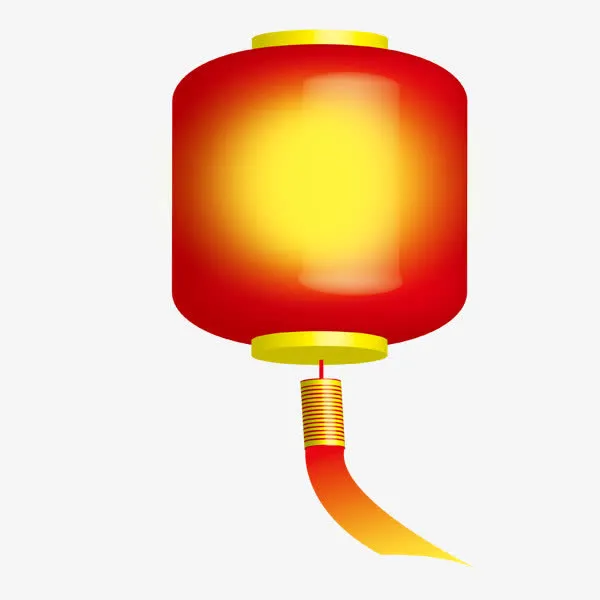 红色新年喜庆灯笼素材免抠