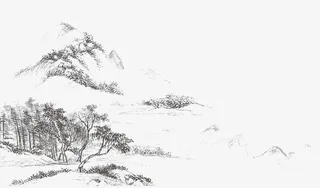 水墨中国风免抠